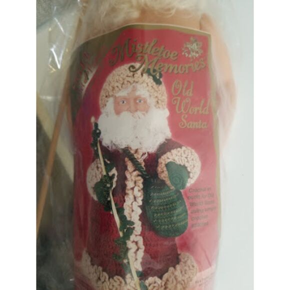 New 15" Old World Santa Doll with Staff, Boxers & Boots- 3 Available - Picture 3 of 6